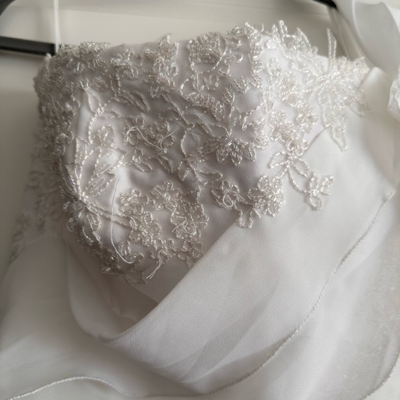 White Embellished Dress - Picture 3 of 5